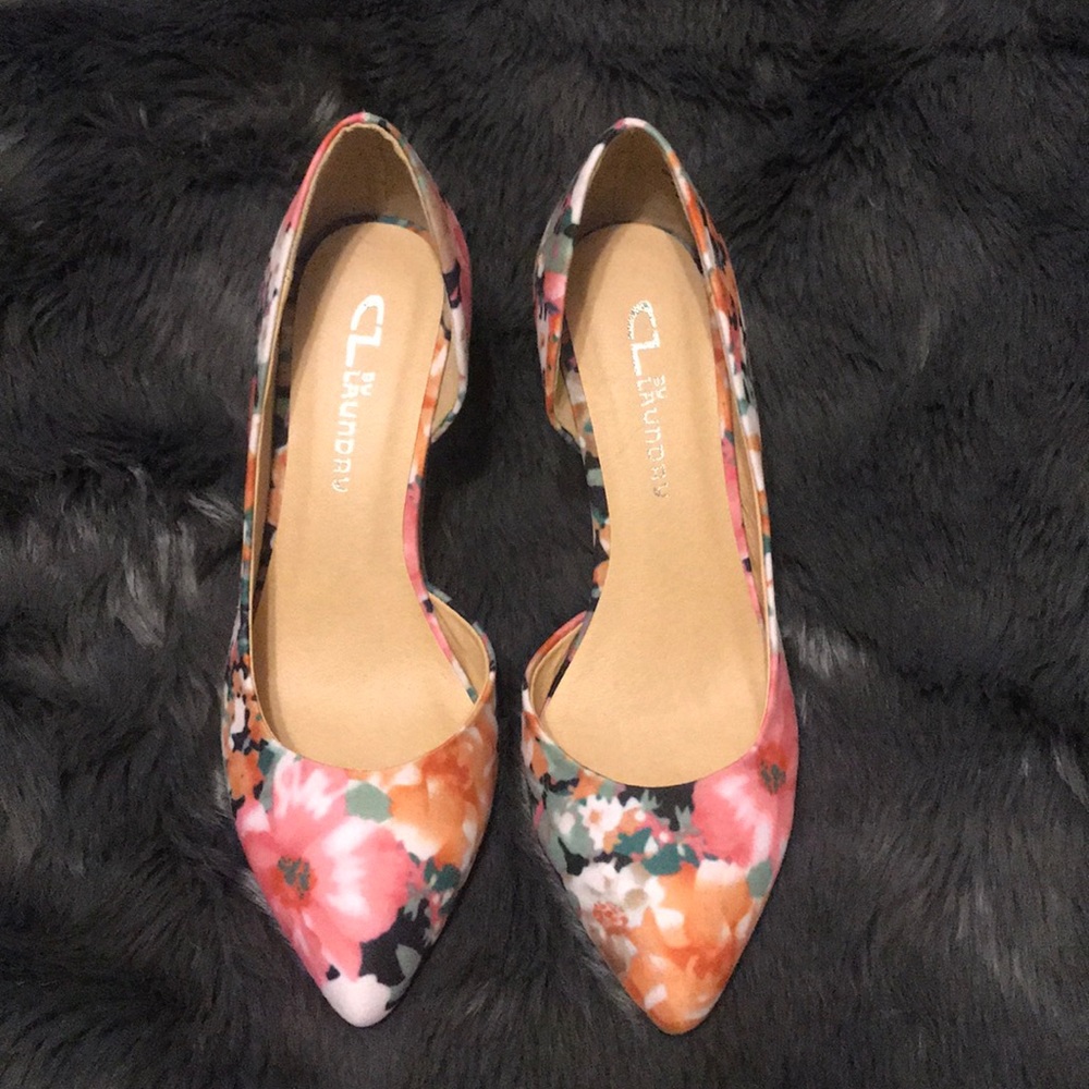 Floral D’Orsay Pump